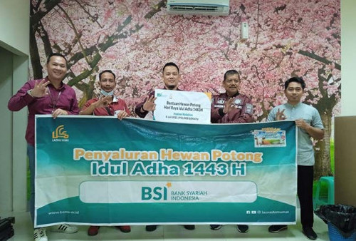 BSI Region 3 Palembang Salurkan Lebih dari 100 Hewan Kurban ke Sumbar, Jambi, Bengkulu, Sumsel, Babel, dan La