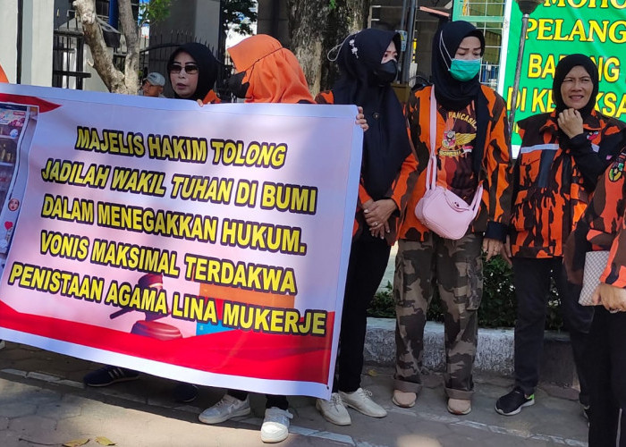  Emak-Emak Srikandi Pemuda Pancasila Sumsel, Dukung APH Hukum Maksimal Lina Mukherjee