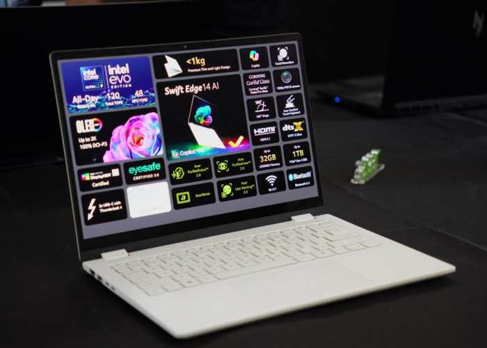 Spesifikasi Acer Swift Edge 14: Rekomendasi Laptop Super Ringan yang Gabungkan Desain dan AI