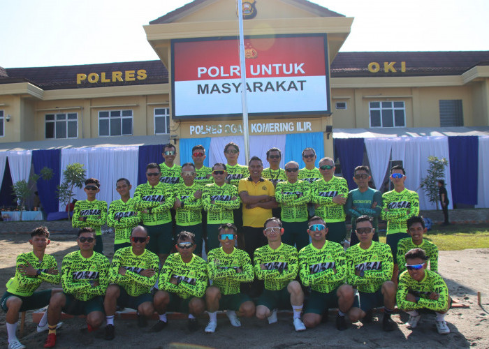 Tempuh Jarak 88 KM Kapolda Sumsel Gowes Bareng Gobar Musi hingga Polres OKI