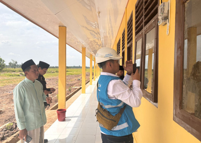 Wujud PLN Peduli Pendidikan di Banyuasin, Bangun Sekolah Baru di Air Saleh 