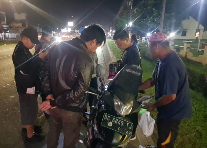 Razia di Jalan Lintas Palembang-Indralaya, Nihil Temuan, Polres Ogan Ilir Berikan 65 Teguran ke Pengendara