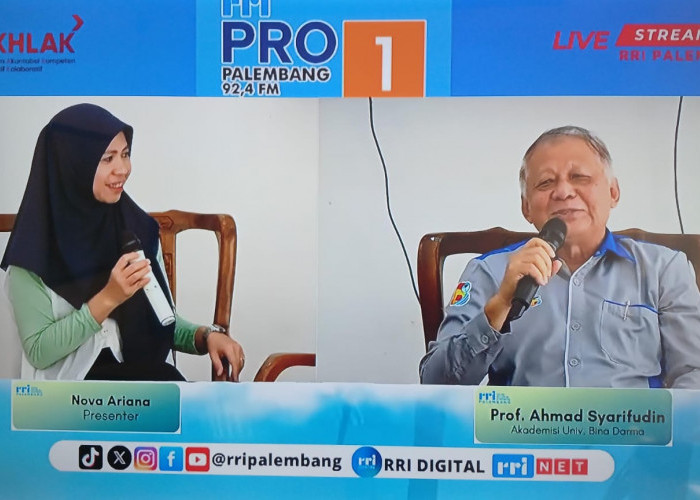 RRI Palembang dan Prof. Achmad Syarifudin, Kolaborasi Menjaga Alam Demi Cegah Banjir Sumsel