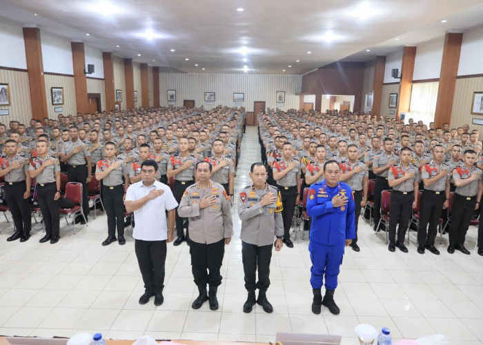 Sebelum Dilantik, 459 Siswa Diktukba Polri di SPN Betung Terima Pembekalan Wakapolda Sumsel