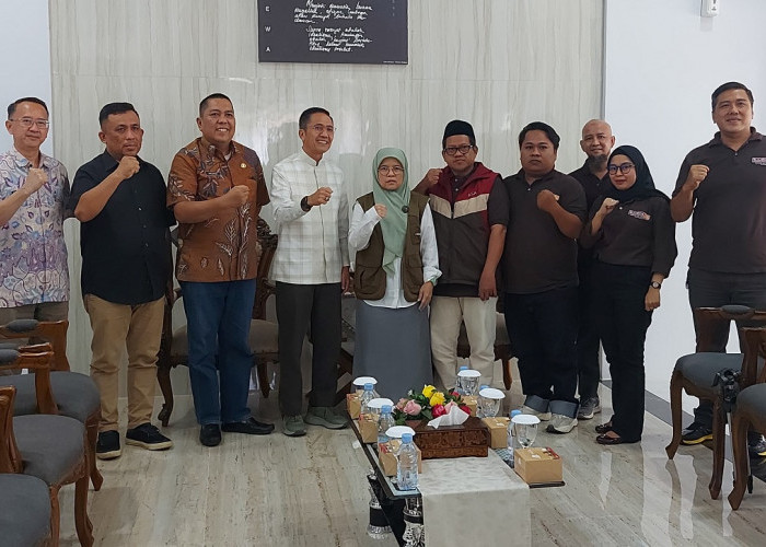 Wali Kota Palembang Ratu Dewa Terima Kunjungan Manajemen Sumeks.co