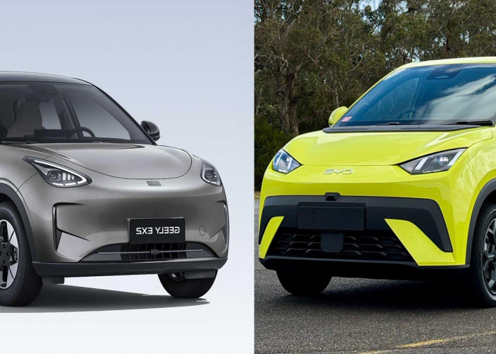 Mobil Listrik Rp 200 Jutaan, Geely EX2 atau BYD Atto 1, Mana yang Lebih Menarik?