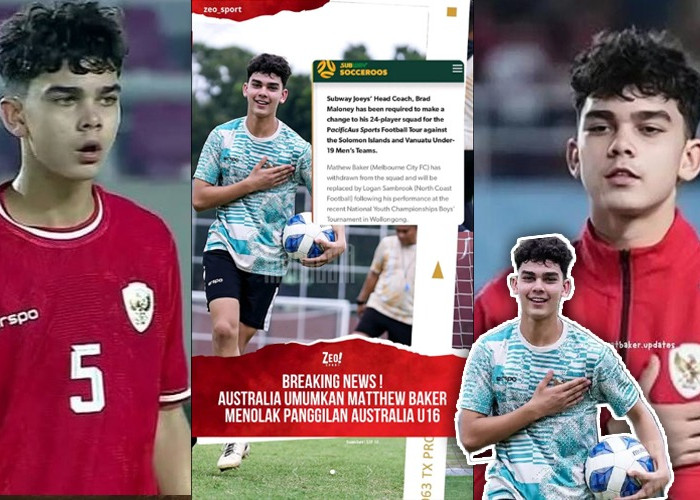 Drama Matthew Baker: Buktikan Kesetiaan, Tolak Timnas U17 Australia!