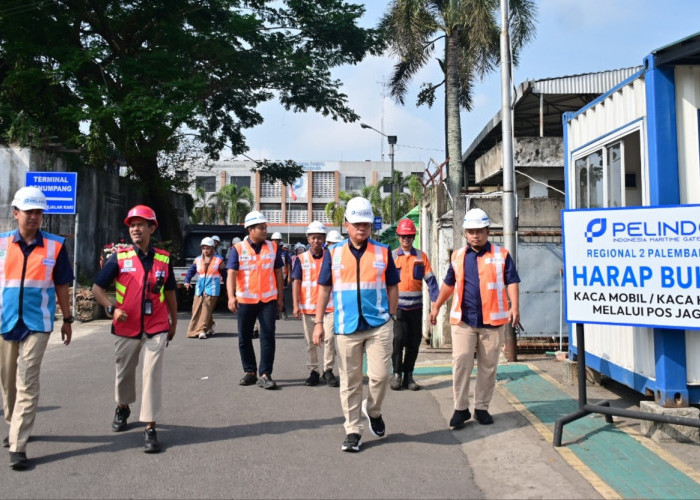 Tinjau Fasilitas dan Operasional, Manajemen Pelindo Group Regional 2 Palembang Gelar Management Walkthrough