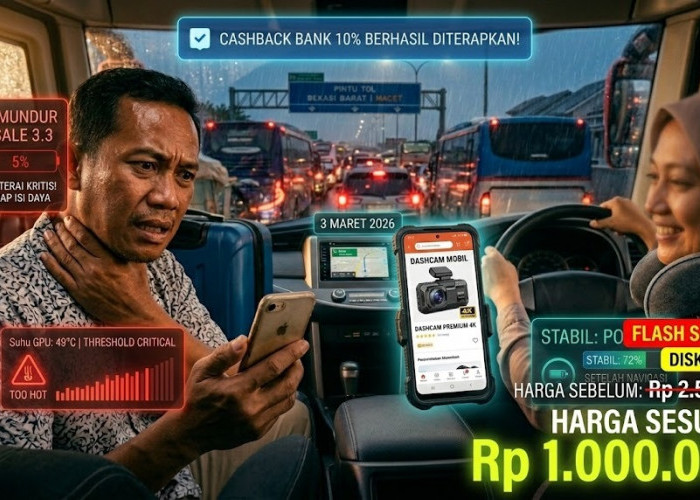 Trik Rahasia Gabungkan Flash Sale 3.3 dan Cashback Bank, Harga Dashcam Mobil 2026 Bisa Turun Drastis