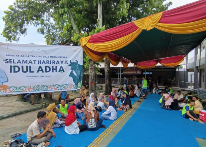 Hari Raya Idul Adha 2025, Lapas Tanjung Raja Ogan Ilir Sediakan Pelayanan Kunjungan Spesial