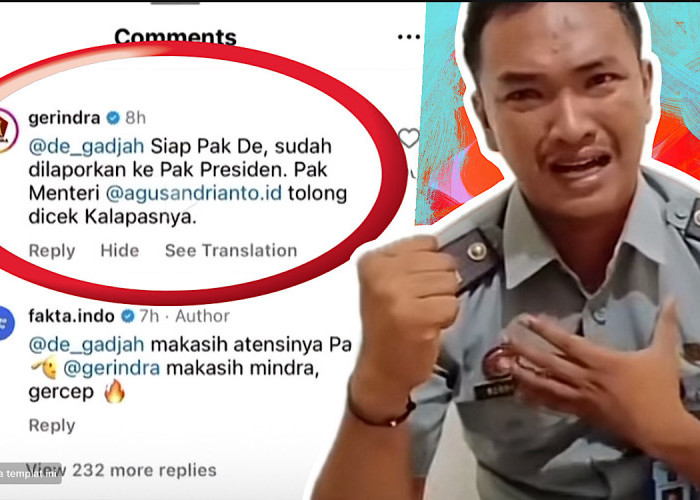 Admin Gerindra Konfirm Curhat Eks Petugas Lapas Tanjung Raja Dilaporkan Ke Prabowo, Akun Pak Menteri Di-Tag