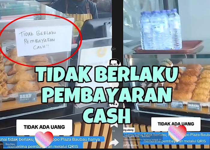 Pria Ini Terkejut Pembelian Roti Sudah Tak Berlaku Cash Semua Pakai Qris, Netizen Kasih Paham! 