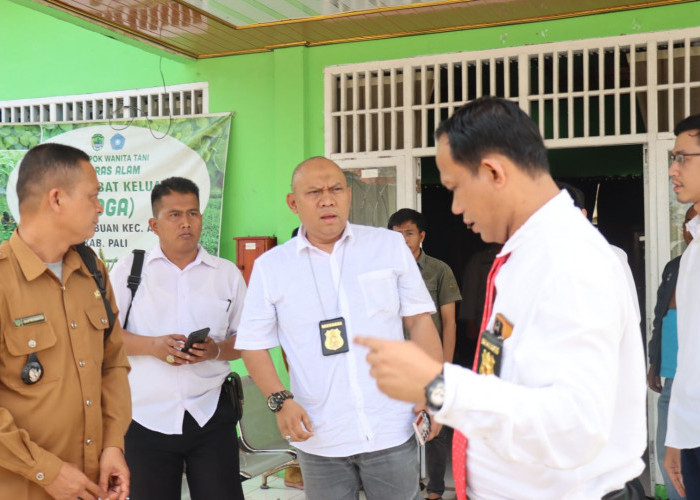 Tim Penilai Kampung Tangguh Bebas Narkoba Polda Sumsel Kunjungi Desa Pengabuan PALI 
