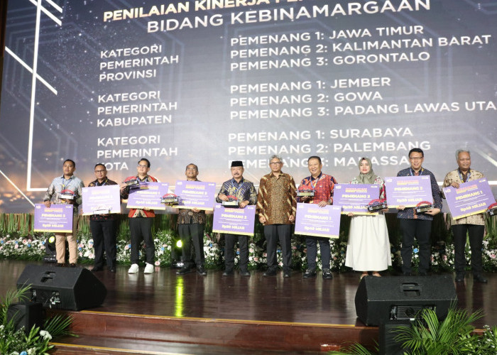 Luar Biasa! Pemkot Palembang Sabet 2 Gelar Juara Nasional Bidang Kebinamargaan dari Kementerian PUPR