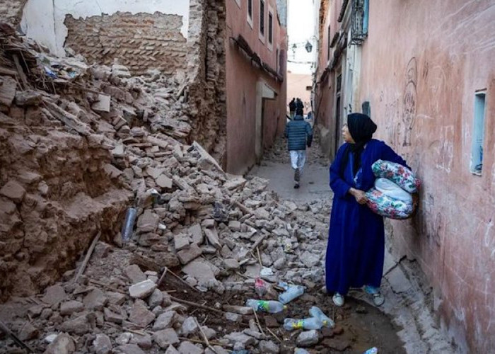 DATA TERKINI, 820 Korban Tewas Gempa Maroko, Ratusan Masih Terjebak di Reruntuhan Bangunan, BMKG Ikut Pantau! 