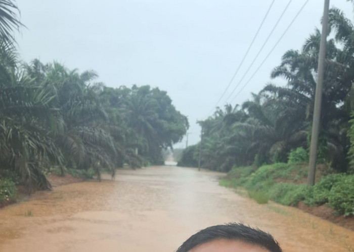 Hujan Deras Desa-desa  di Kecamatan Mesuji OKI Terendam Banjir