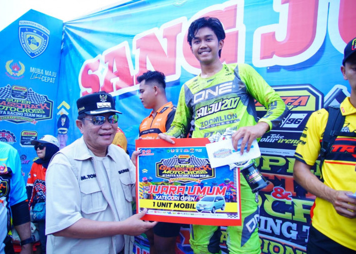 Bupati Toha Tutup Grasstrack & Motocross 2026: Ribuan Penonton Padati Sirkuit KM 113 Sungai Lilin