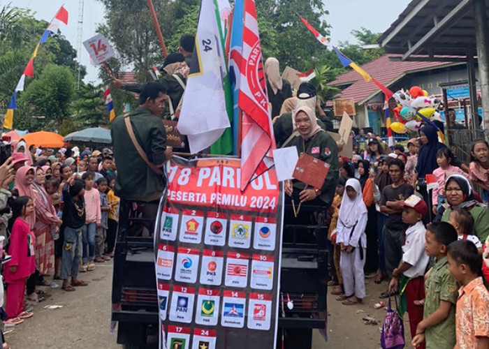 PPK Pawai Kecamatan, Sosialisasikan Tahapan Pemilu 