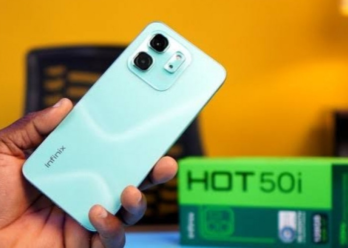 Smartphone Infinix Hot 50i Hadirkan Layar Luas dengan Desain Premium Dikelasnya 