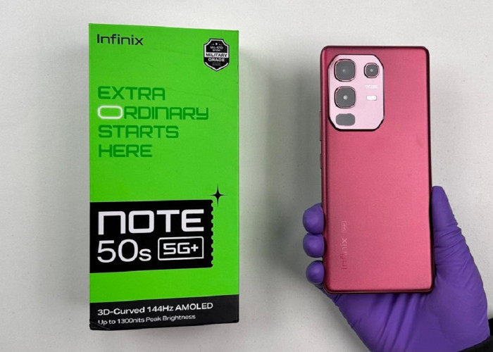 Infinix NOTE 50S 5G+ Ditenagai Chipset Dimensity 7300 Ultimate dan RAM dan Memori Besar
