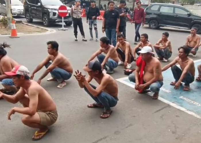 Sikat I Musi 2026: Saat Puluhan Preman Diperiksa, Satu Orang Kedapatan Simpan Sajam di Celana Dalam