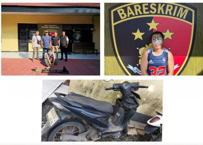 BRAVO! Team Singo Layo Unit Reskrim Polsek Indralaya Amankan Pelaku Pencurian Sepeda Motor di Ogan Ilir
