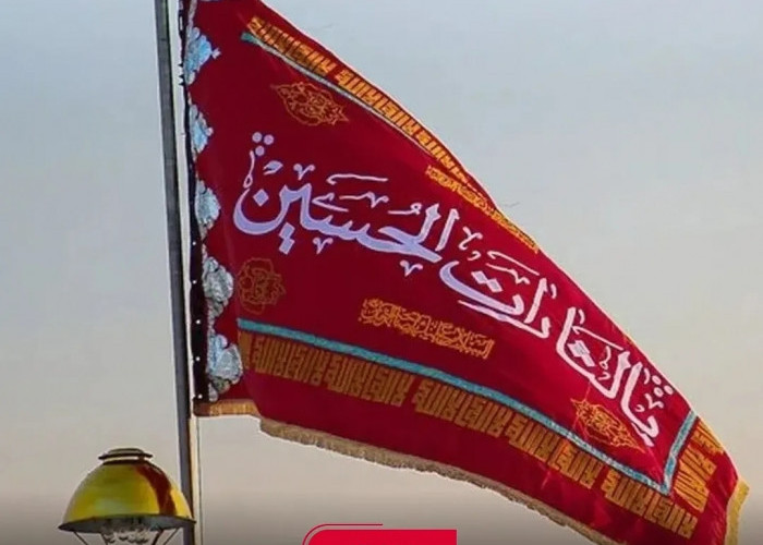 Ini Tulisan dan Makna Bendera Merah Iran di Masjid Jamkaran Setelah  Ayatollah Khamenei Tewas