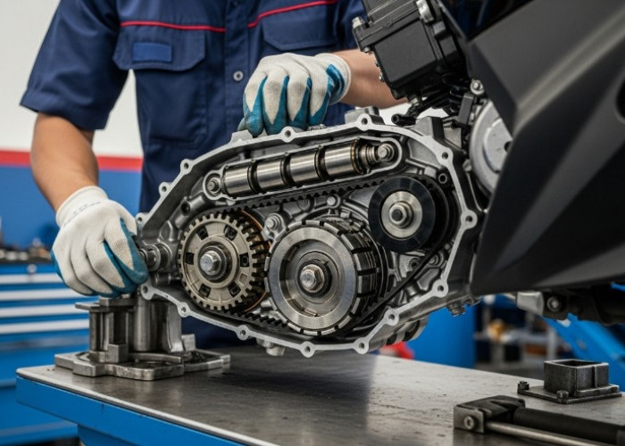 Motor Matic Bergetar Saat Tarikan Awal, Cek Komponen CVT Ini Sebelum Rusak Parah
