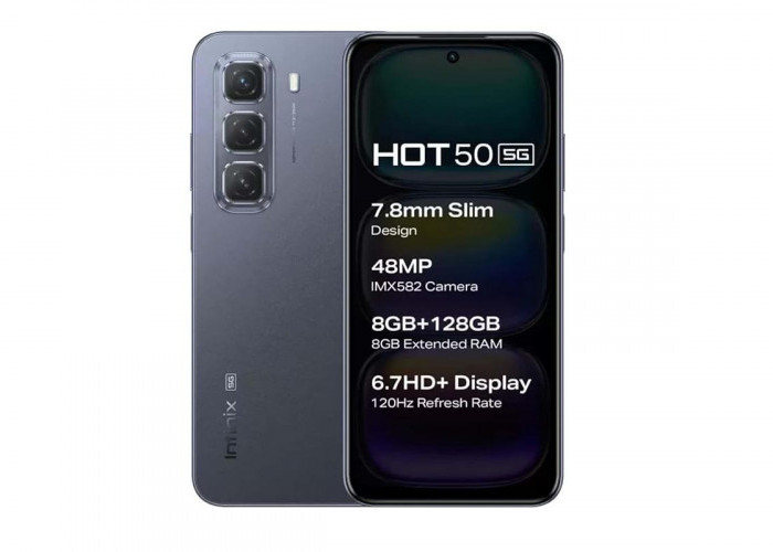 Infinix Hot 50 5G Ditenagai Chipset Dimensity 6300 5G dan Kamera Sensor Sony 