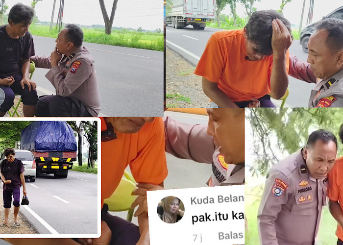 Detik-detik Zulkanain Ditemukan Pak Purnomo, Pria Stroke Jalan Kaki Sidoarjo ke Palembang Usai Diusir Istri 