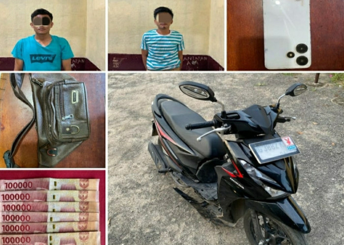 Jambret di Lintas Timur Ogan Ilir Diamankan Polsek Tanjung Raja Usai Dimassa Warga Talang Balai Baru