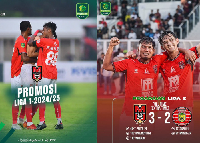 Malut United Promosi Liga 1 Usai Melibas Persiraja Banda Aceh 3-2 