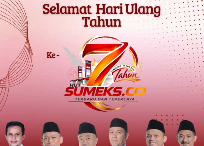KPU Kabupaten Banyuasin Mengucapkan Selamat HUT ke-7 SUMEKS.CO tahun 2026