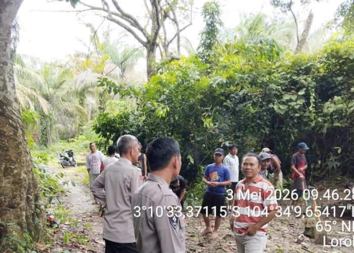 Diduga Depresi Karena Penyakit yang Diderita, Seorang Pria di Lorok Ogan Ilir Ditemukan Tergantung di Pohon