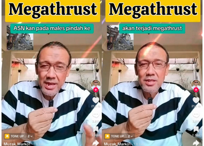 Tiktokers Muzak Marko Anggap Isu Gempa Megathrust Merupakan  Konspirasi Pemerintah Belaka, Benarkah?