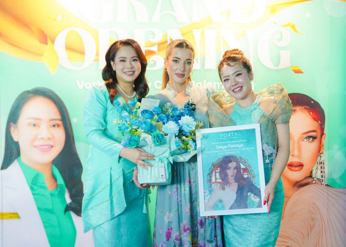 Grand Opening Vorta Beauty Clinic Palembang Meriah, Tasya Farasya Sebut ‘'Approved Banget'