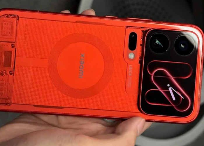 Xiaomi 18 Pro Max Tampil Ciamik dengan Casing Merah Transparan, Jadi Ponsel Pro Max Terbaik Tahun 2026