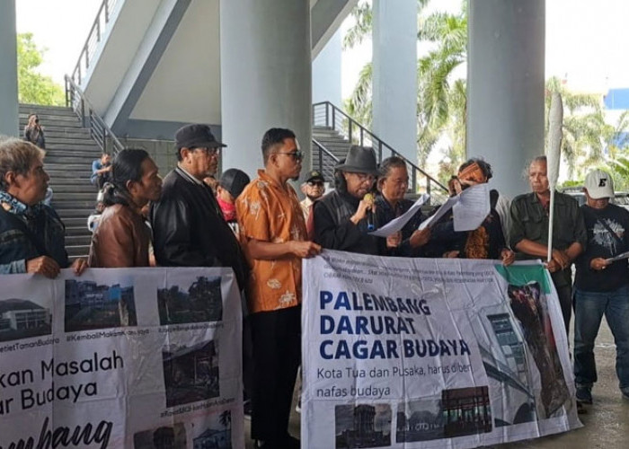 Aliansi Seniman Datangi DPRD Palembang, Desak Wako Lindungi Cagar Budaya