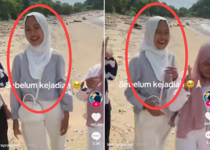 Korban Swafoto Berujung Maut di Pantai Lombok Sempat Unggah Konten Tertawa, Warganet: Sudah Ada Tanda