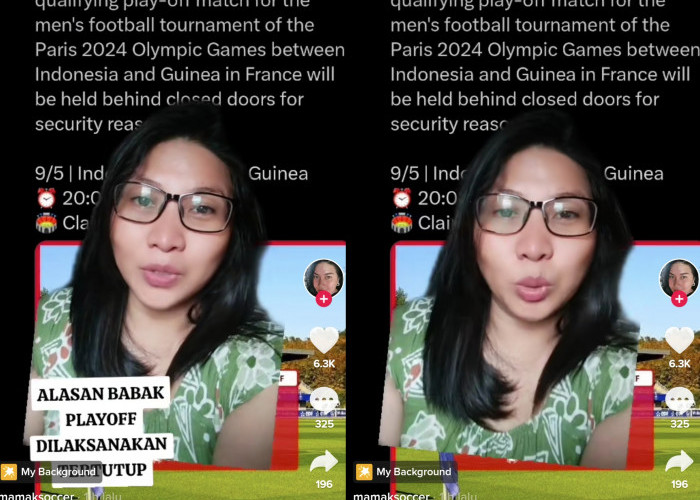 Playoff Olimpiade Indonesia Versus Guinea Digelar Tertutup, Emak-Emak Ini Ungkap Alasannya