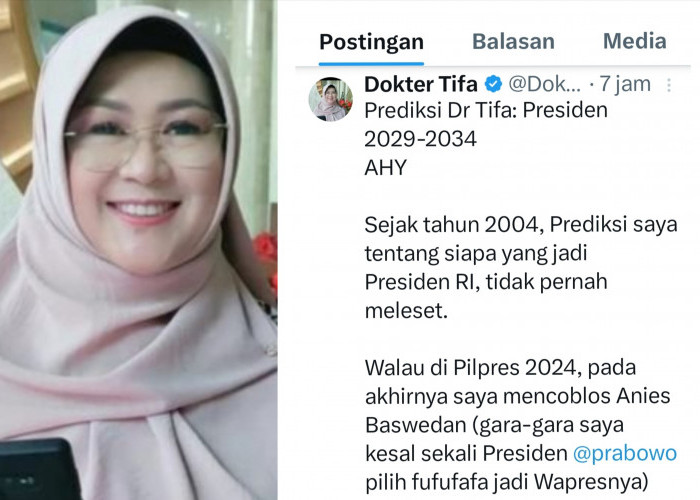 Prediksi Presiden RI 2029-2034, Dr Tifa Sebut Sosok Agus Harimurti Yudhoyono adalah Pilihan Terbaiknya