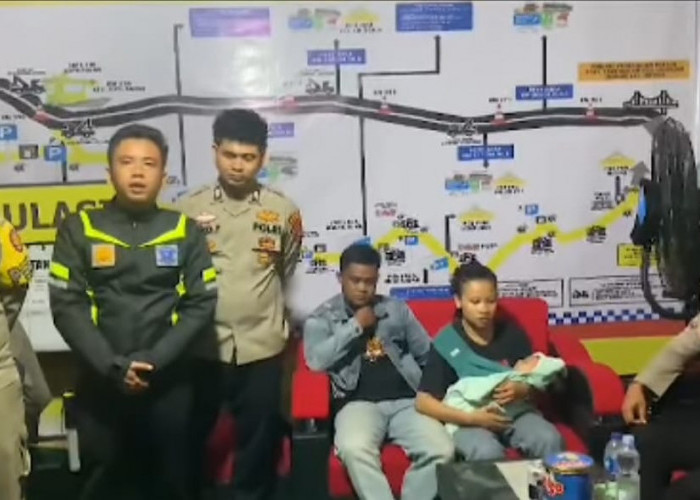 Pemudik Asal Tangerang Diturunkan Bus Tidak Sampai Alamat, Ini yang Dilakukan Personel Pos Pam Polres OKI