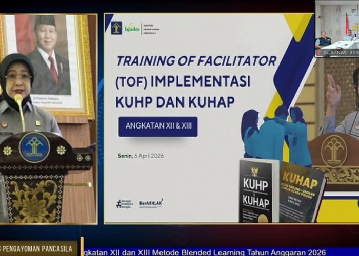 Implementasi KUHP Baru, Kanwil Kemenkum Babel Ikuti ToF Tahun 2026