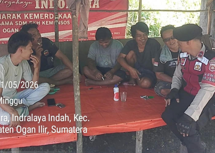 Antisipasi Gangguan Kamtibmas di Hari Libur, Personel Sat Samapta Polres Ogan Ilir Maksimalkan Patroli