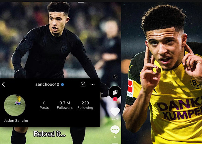 Jadon Sancho Hapus Semua Postingan Instagram, Mulai Hidup Baru Usai Pindah dari Manchester United ke Dortmund