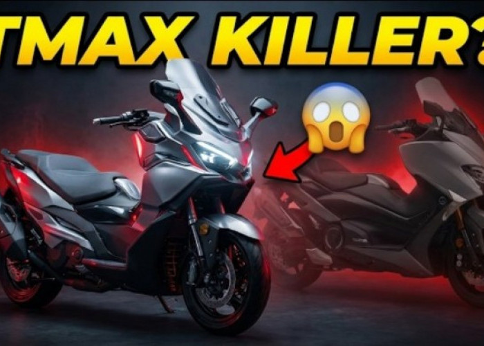 QJMotor Fort 600 Dijuluki TMAX Killer, Maxi Scooter Mesin Twin 550 Cc Bertenaga Buas