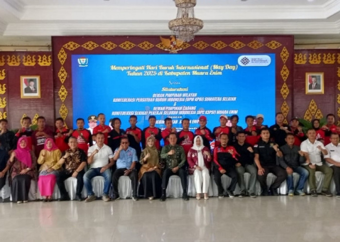 Bupati Muara Enim Edison Tegaskan Komitmen Tingkatkan Kesejahteraan dan Perlindungan Buruh