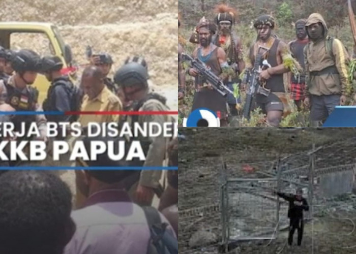 Wah Kacau! KKB Papua Sandera 4 Pekerja BTS Kominfo, 2 Alami Luka-luka, TNI-Polri Tak Tinggal Diam