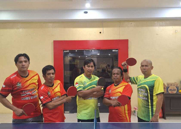 Petenis Meja Luwu Utara Siap Berlaga di Porprov XVIII Sulsel 2026 