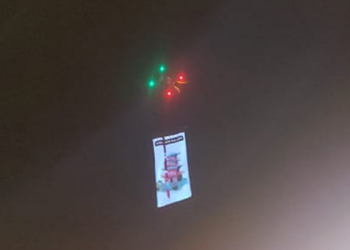 Malam Pergantian Tahun di Palembang Dimeriahkan LED Vision dan Drone Show Spektakuler